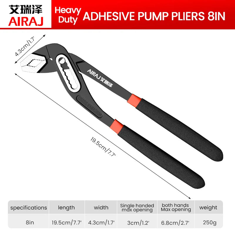 VoltForge Quick-Release Water Pump Pliers