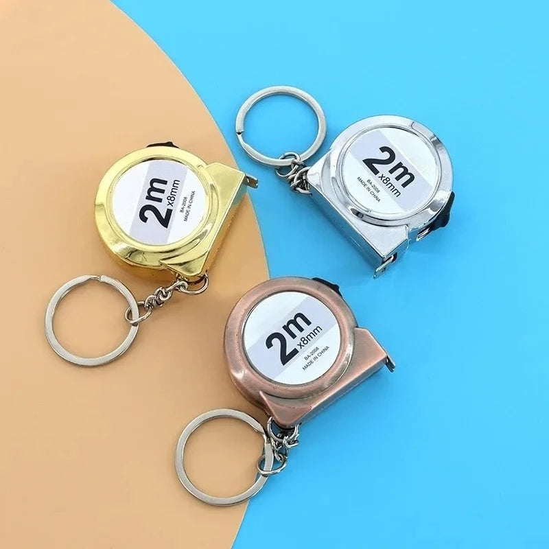 VoltForge Mini Retractable Tape Measure 2M