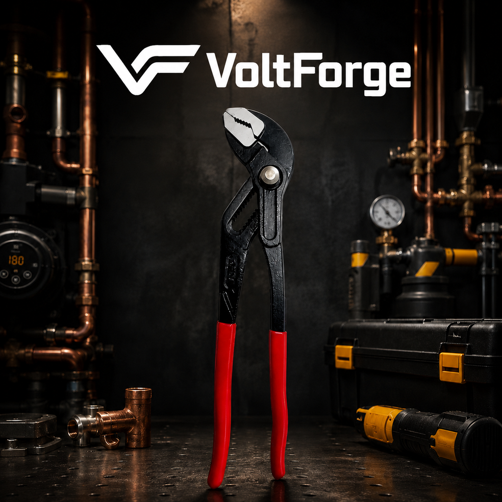 VoltForge Quick Adjust V-Jaw Water Pump Pliers