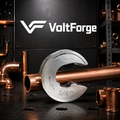 VoltForge Round Tube Cutter 1/2"–3/4" – Copper & Aluminium Pipe Cutting Tool with Automatic Locking Mechanism