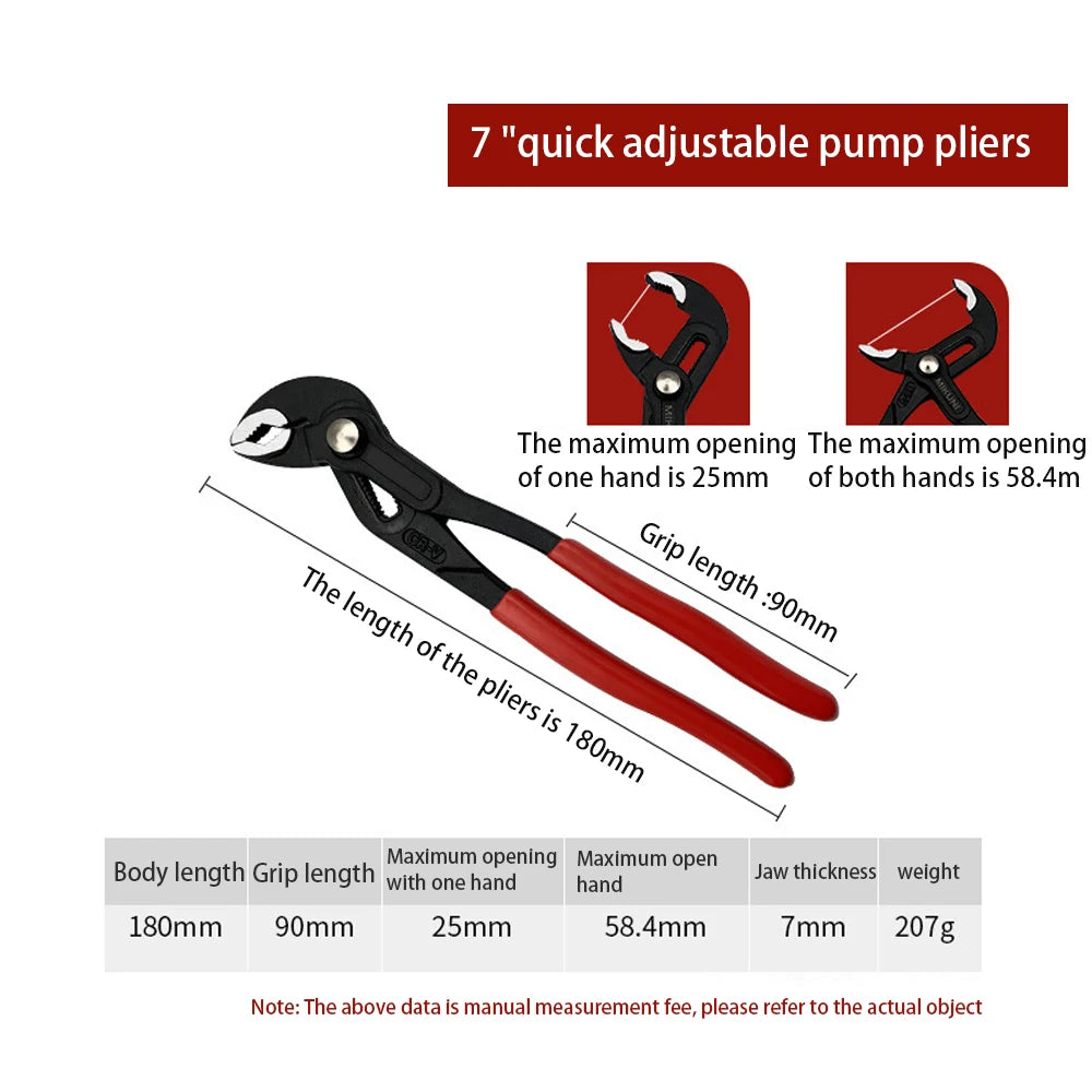 VoltForge 7" Mini Adjustable Crescent Wrench