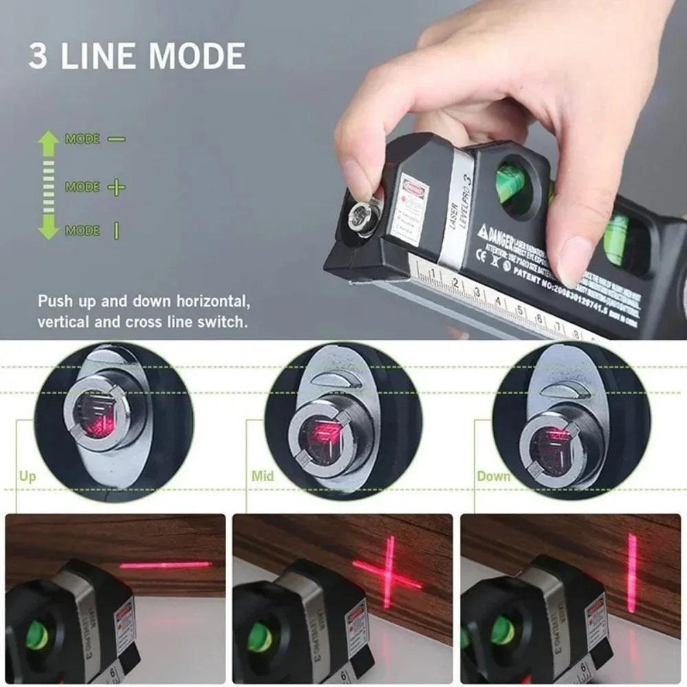 VoltForge Laser Level & Measuring Tape Tool