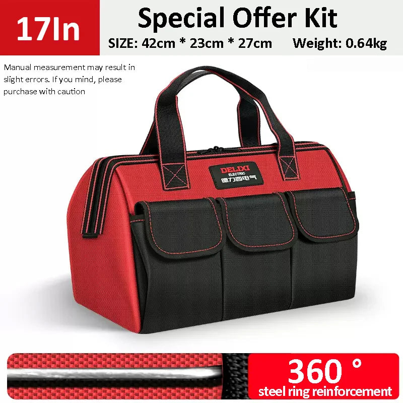 VoltForge Waterproof Multi-Pocket Tool Bag