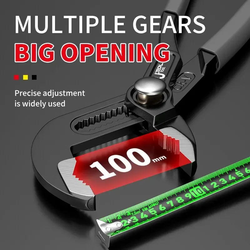 VoltForge Quick-Release V-Jaw Water Pump Pliers
