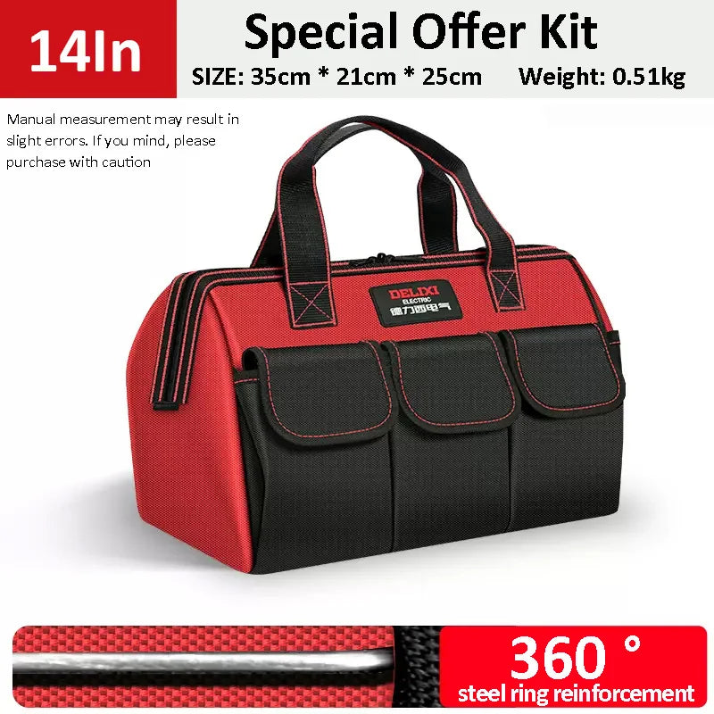 VoltForge Waterproof Multi-Pocket Tool Bag