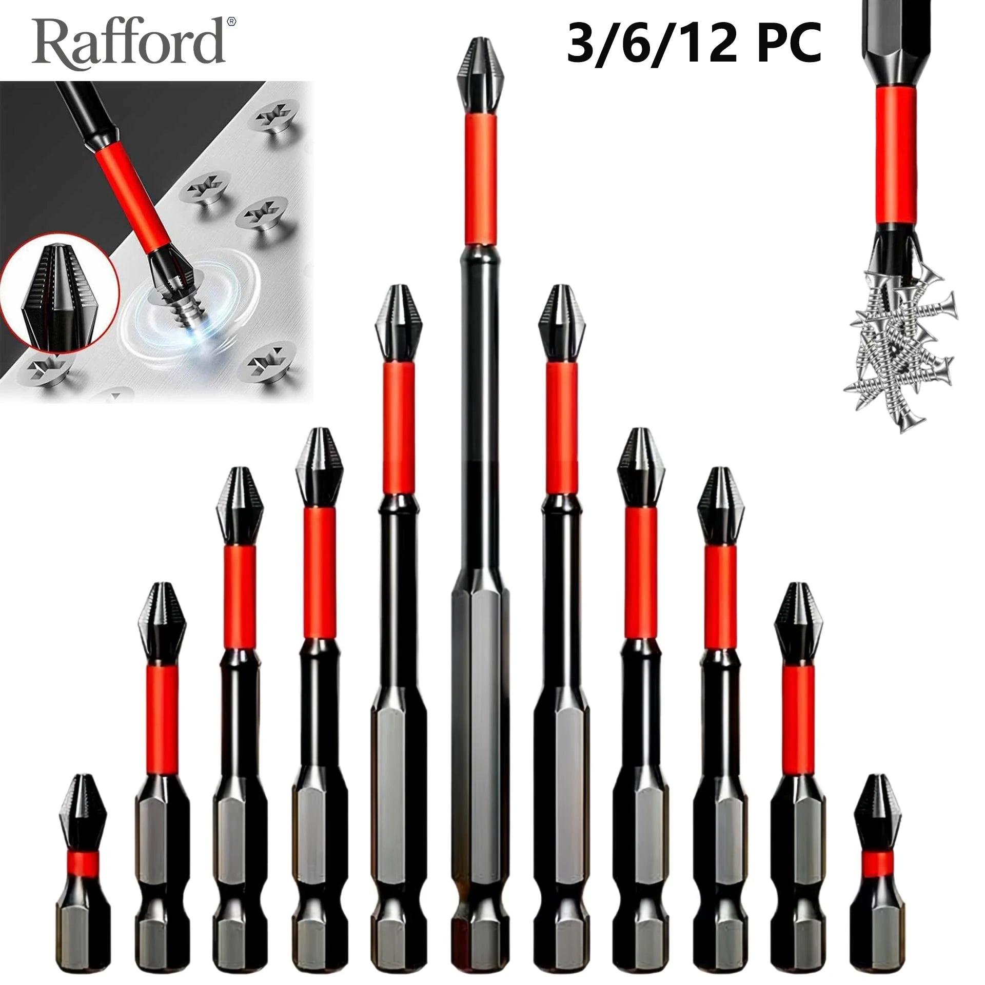 VoltForge Magnetic Impact Screwdriver Bit Set