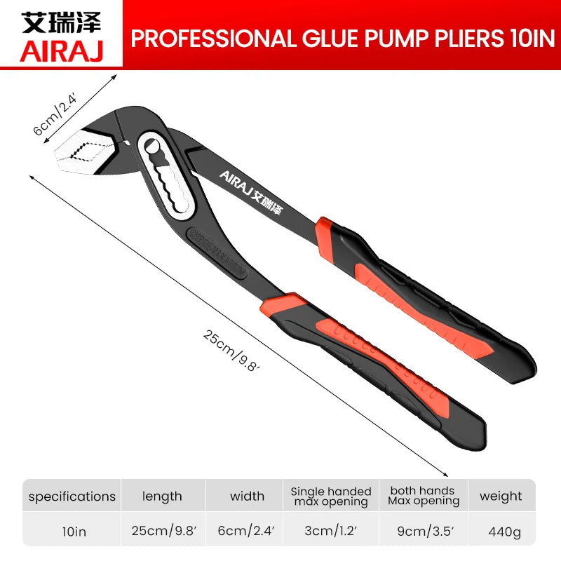 VoltForge Quick-Release Water Pump Pliers