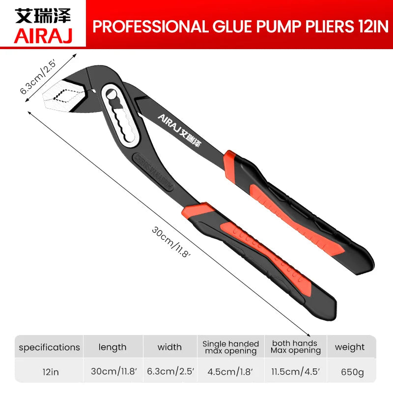 VoltForge Quick-Release Water Pump Pliers