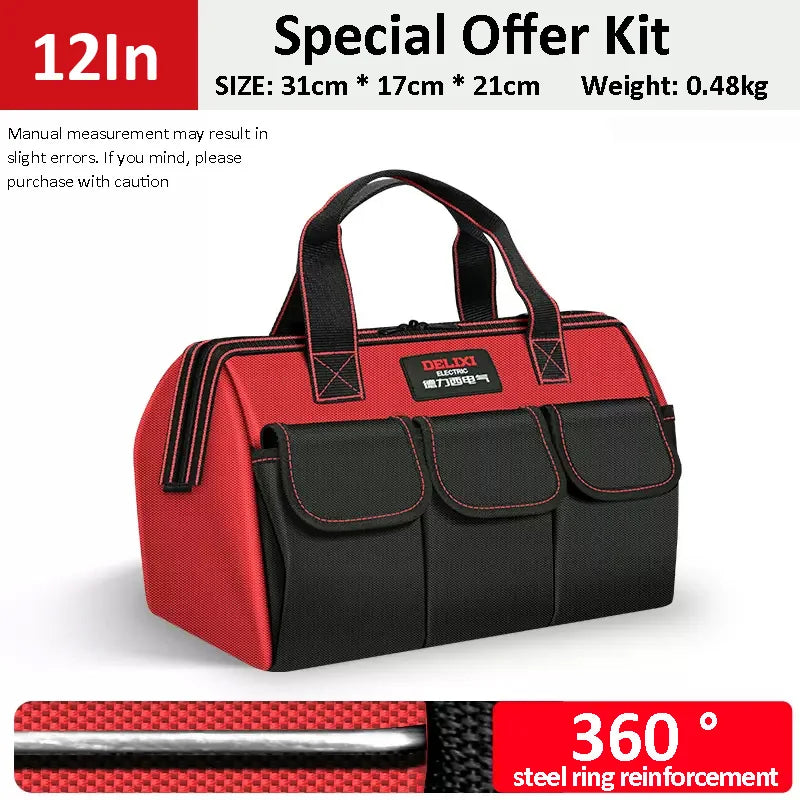 VoltForge Waterproof Multi-Pocket Tool Bag