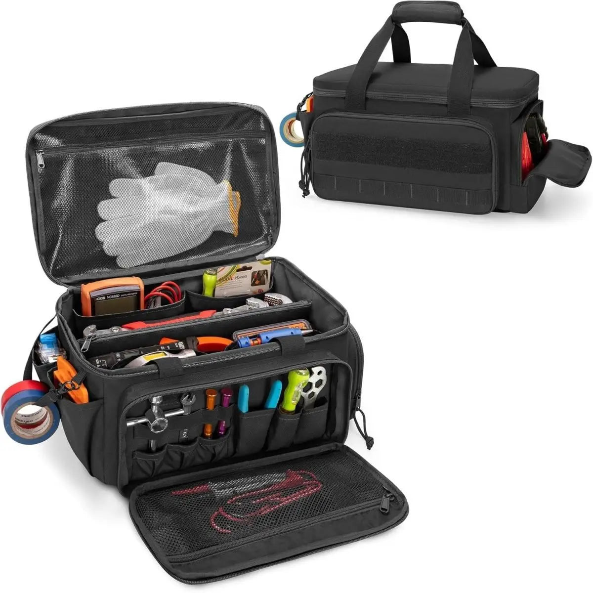 VoltForge Heavy-Duty Tool Storage Bag 14"