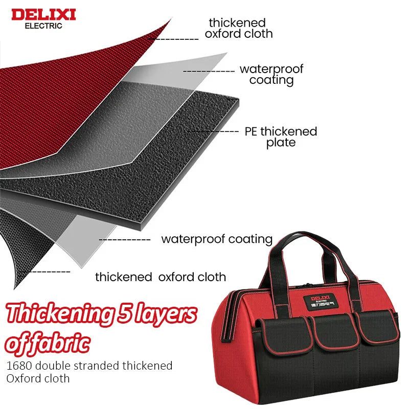 VoltForge Waterproof Multi-Pocket Tool Bag