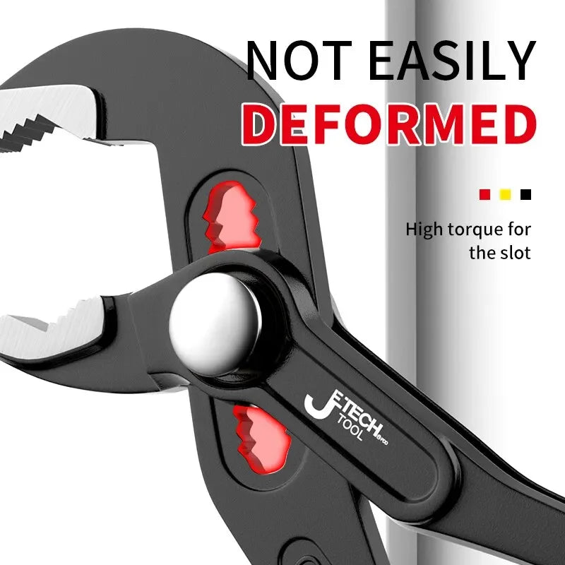VoltForge Quick-Release V-Jaw Water Pump Pliers