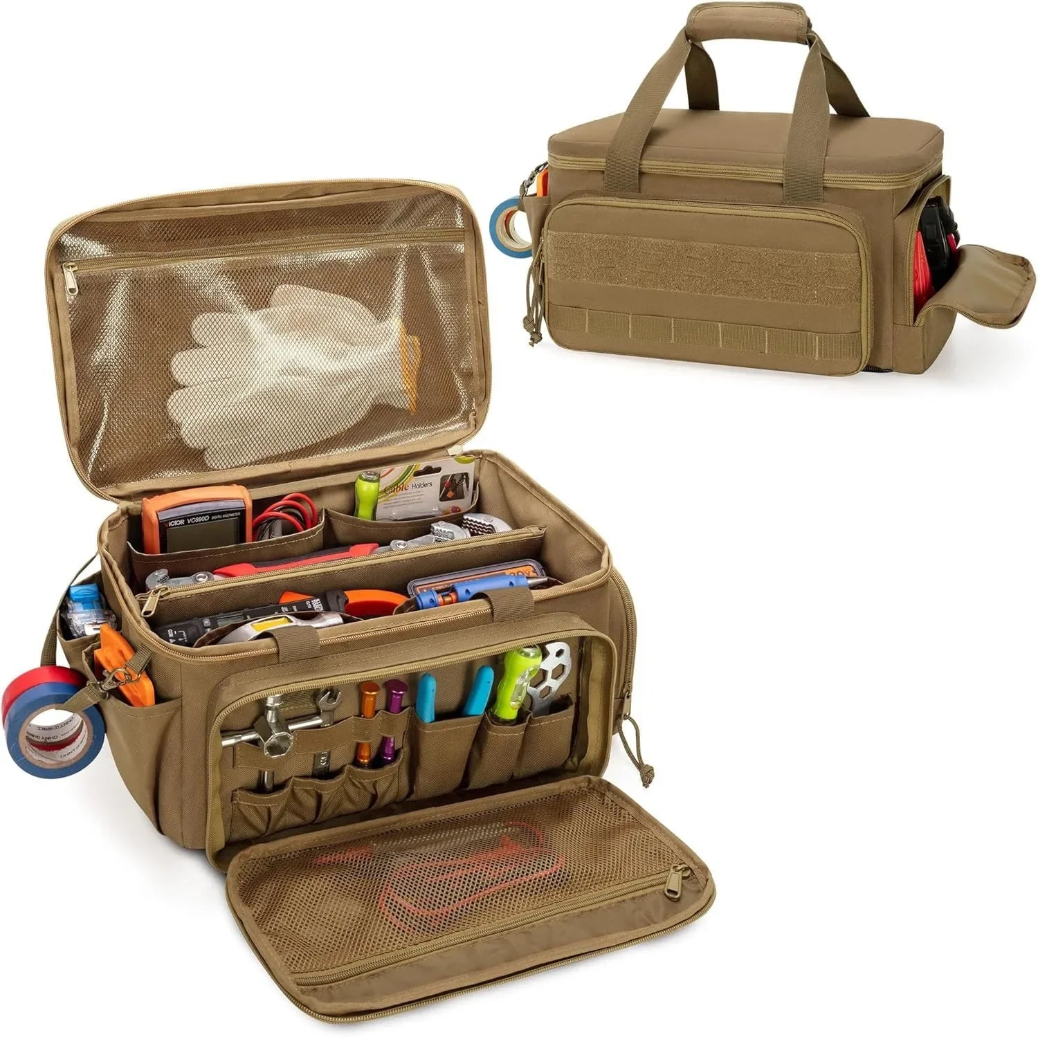 VoltForge Heavy-Duty Tool Storage Bag 14"