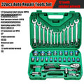 VoltForge 24/72 Tooth Ratchet Wrench Set – Socket & Screwdriver Bit Kit with Extension Rod for Car Repair & Home Use