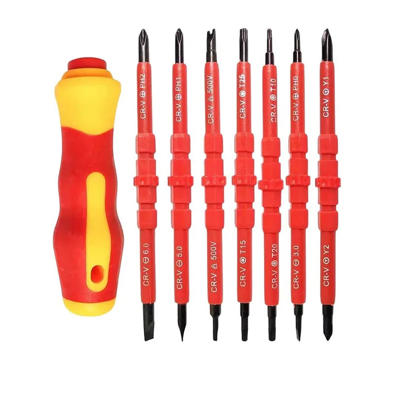 VoltForge 15-Piece 1000V Insulated Screwdriver Set