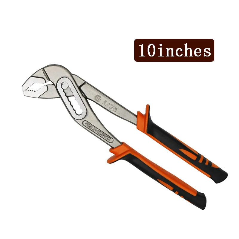 Water Pump Pliers Multifunctional Universal Wrench Open Grip Pipe Pliers Large-nosed Hand Tools Plumber Repair Pliers Tools
