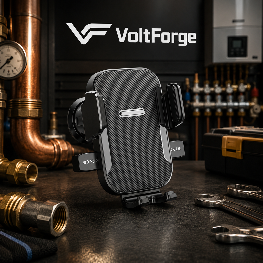 VoltForge Secure Grip Car Phone Holder