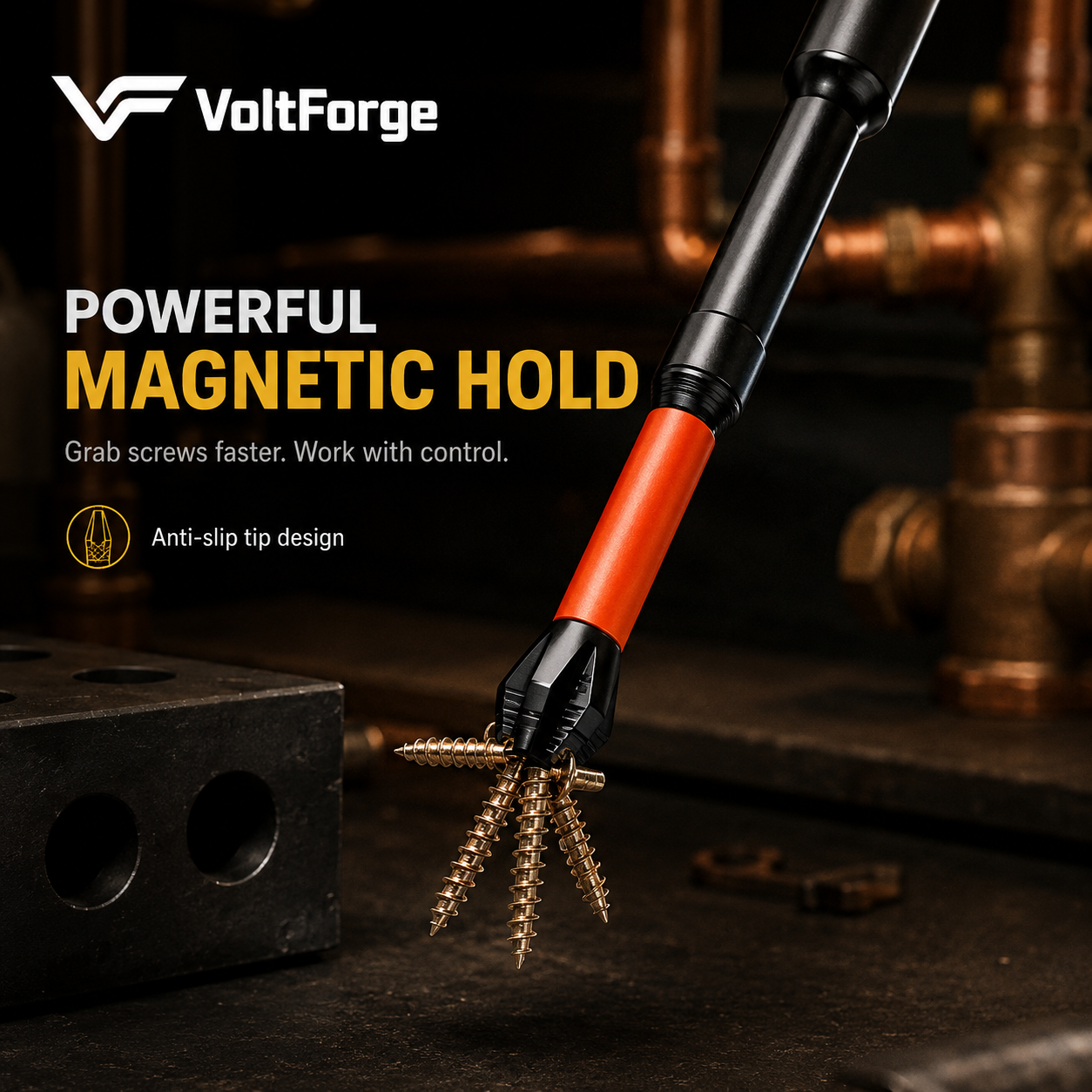 VoltForge Magnetic Impact Screwdriver Bit Set