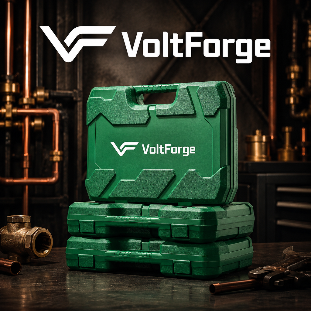 VoltForge 24/72 Tooth Ratchet Wrench Set – Socket & Screwdriver Bit Kit with Extension Rod for Car Repair & Home Use