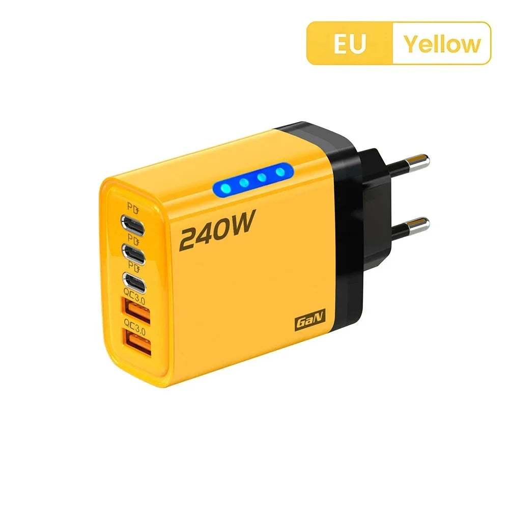 VoltForge 5-Port USB-C PD Fast Charger