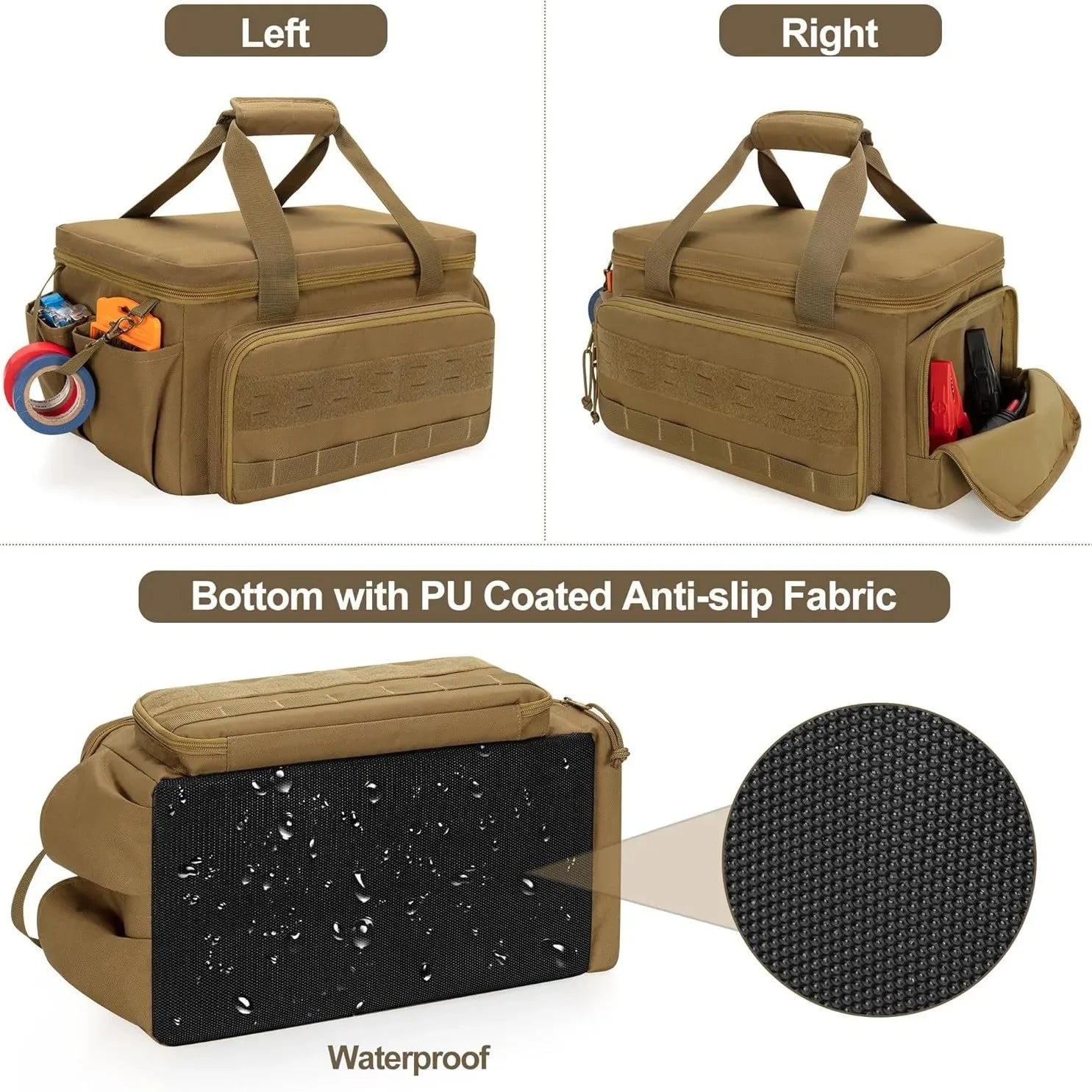 VoltForge Heavy-Duty Tool Storage Bag 14"