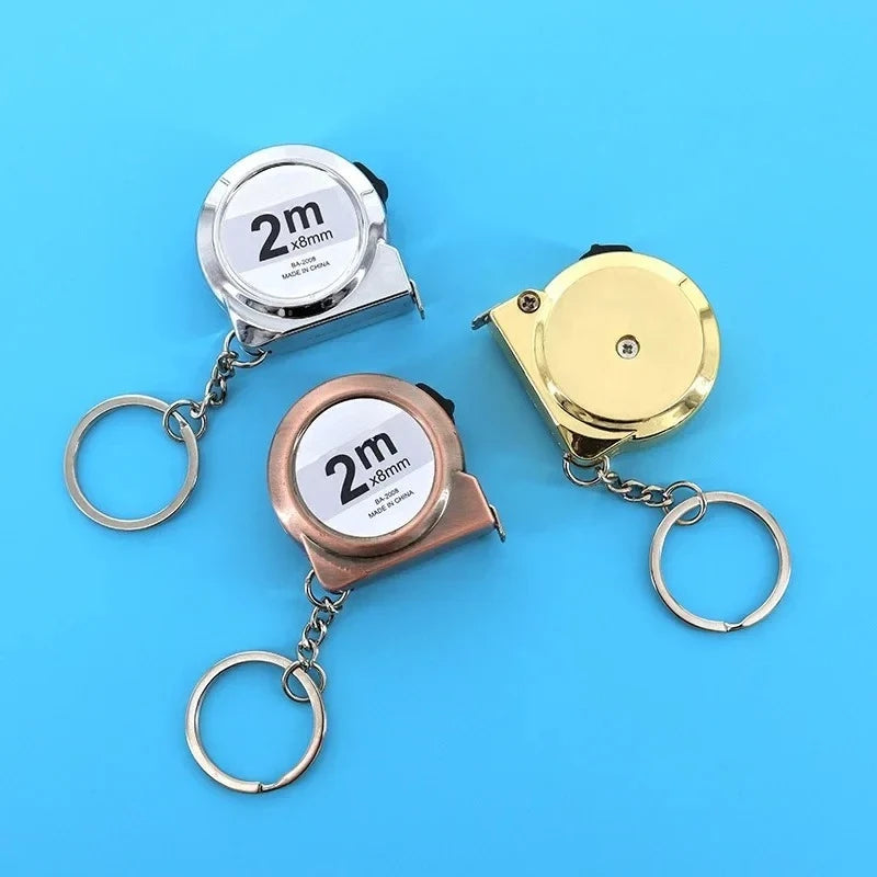 VoltForge Mini Retractable Tape Measure 2M