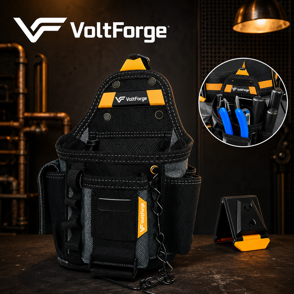 VoltForge Electrician & Tradesman Tool Pouch