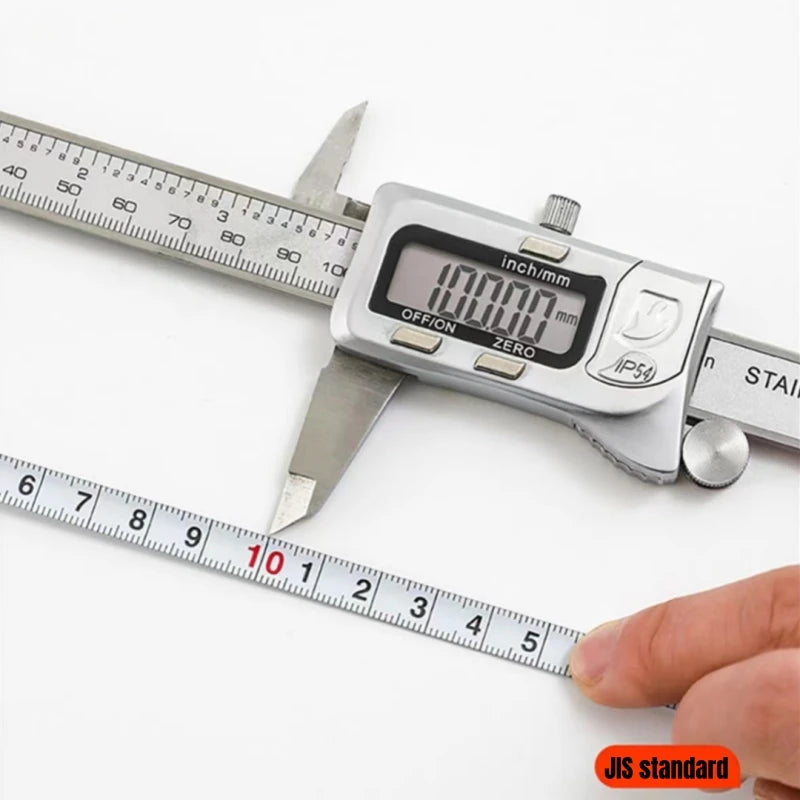 VoltForge Mini Keychain Tape Measure 2m