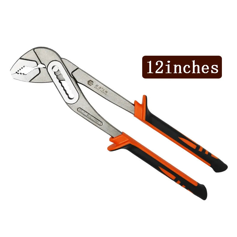 Water Pump Pliers Multifunctional Universal Wrench Open Grip Pipe Pliers Large-nosed Hand Tools Plumber Repair Pliers Tools
