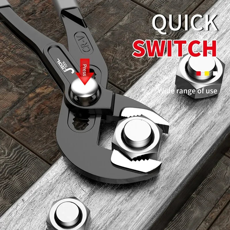 VoltForge Quick-Release V-Jaw Water Pump Pliers