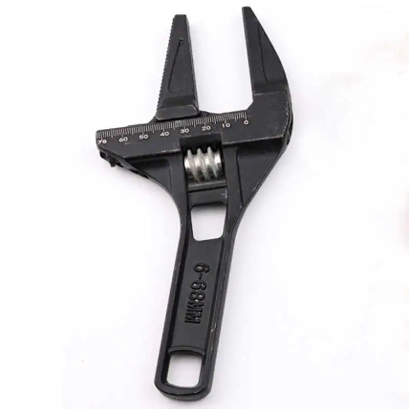 VoltForge 6–68mm Adjustable Pipe Wrench – Universal Large Opening Spanner for Bathroom & Plumbing Repairs