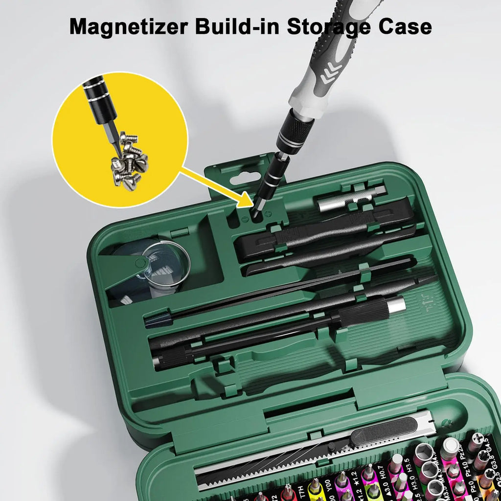 VoltForge 132-in-1 Precision Screwdriver Set with Magnetic Bits