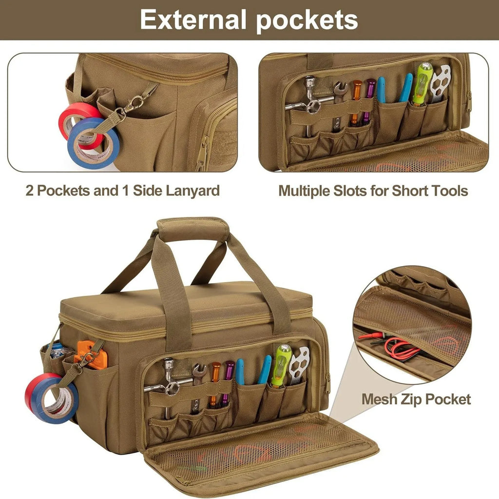 VoltForge Heavy-Duty Tool Storage Bag 14"