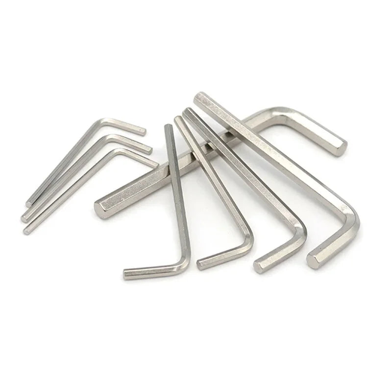VoltForge Inch L-Shaped Hex Key Set (Flat Head Allen Wrench)