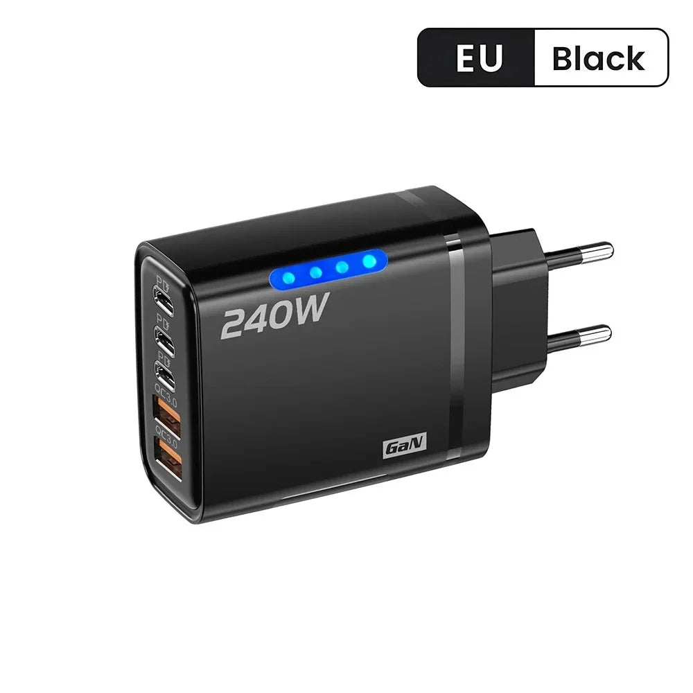 VoltForge 5-Port USB-C PD Fast Charger