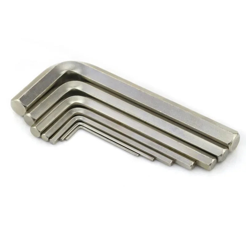 VoltForge Inch L-Shaped Hex Key Set (Flat Head Allen Wrench)