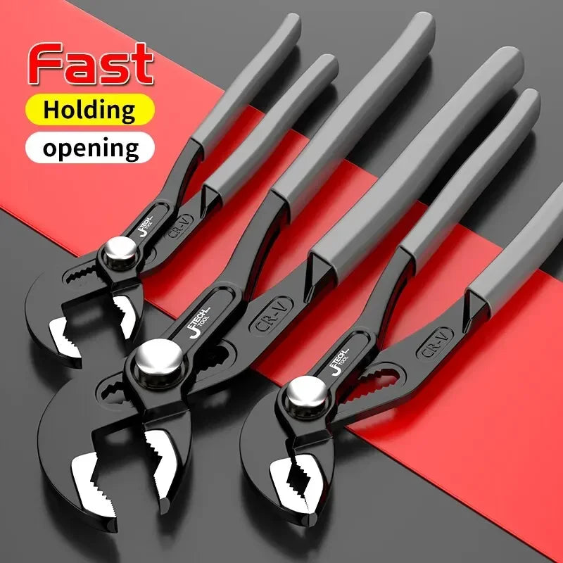 VoltForge Quick-Release V-Jaw Water Pump Pliers