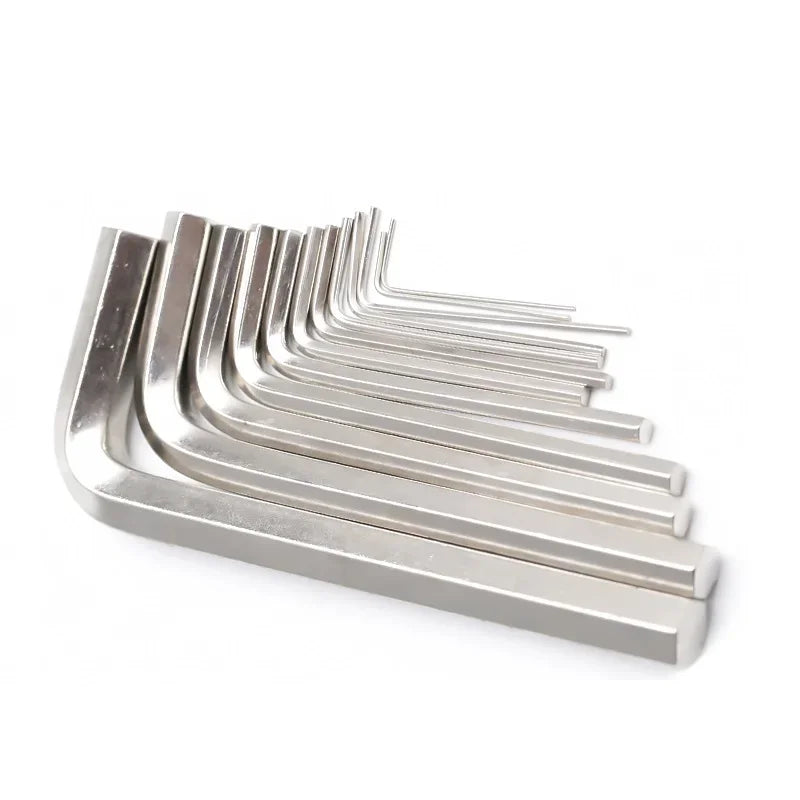 VoltForge Inch L-Shaped Hex Key Set (Flat Head Allen Wrench)